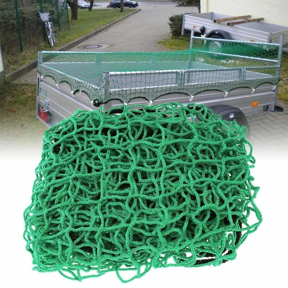 

Mesh Cargo Net Strong Heavy Duty Dumpster Extend Mesh Cover Anti-Falling Roof Professional Trailer Net for Pickup Truck Trailer