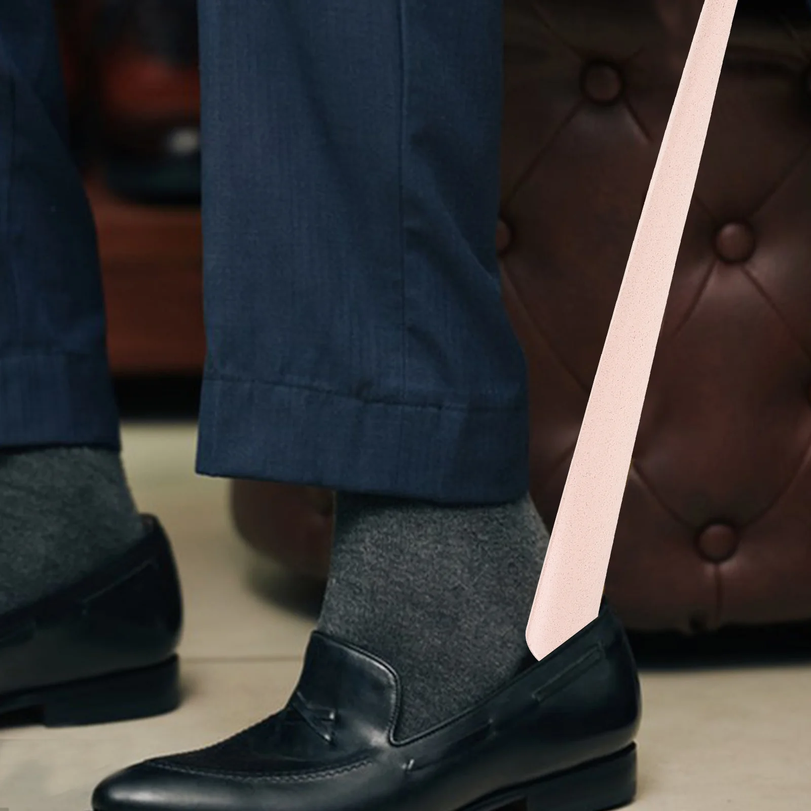 

5pcs Long Handle Shoe Horn Smooth Wheat Fiber Easy Wear Shoe Helper Boot Jack For Boots Men Women Shoehorn Tool