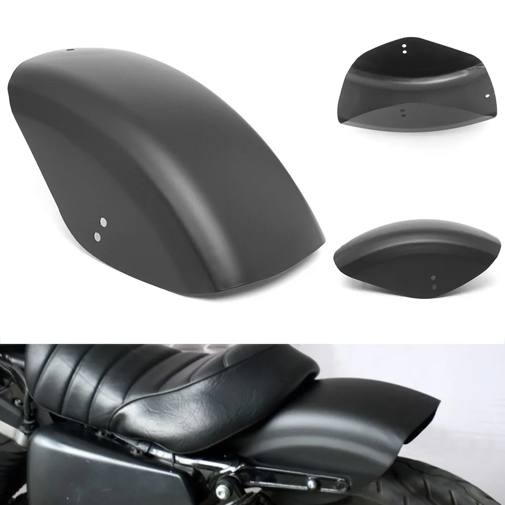 Motorcycle Rear Fender Short Protection Mud Guard Cover Matte Black Mudguard For Harley Sportster XL883 XL1200 48 72 Iron Custom