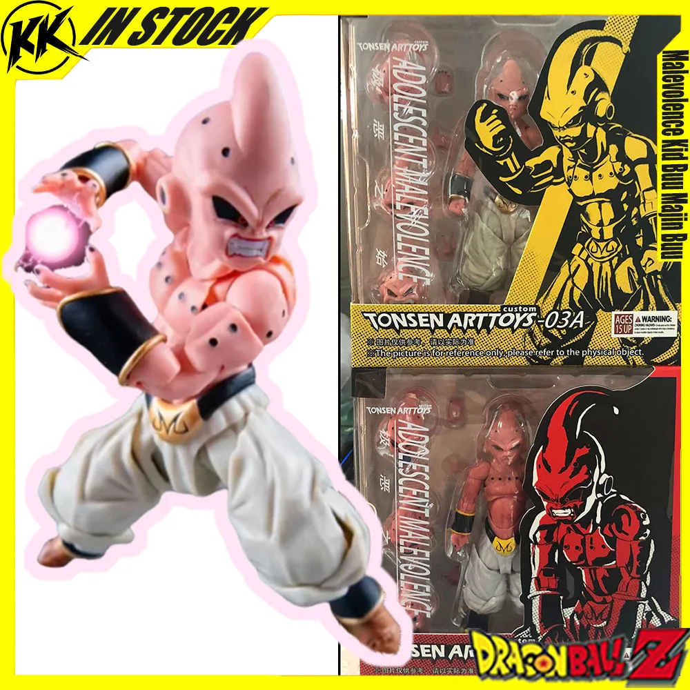 

Tonsen Arttoys Dragon Ball Shf Adolescent Malevolence Kid Buu Majin Buu Anime Action Figures Pvc Model Gifts Collection Desk Toy