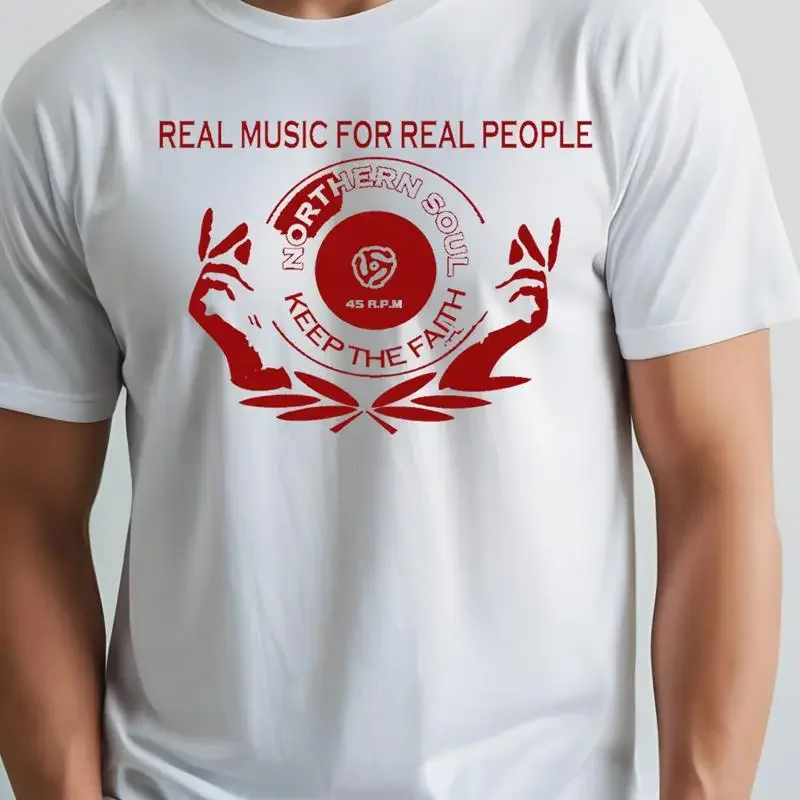 Northern Soul T Shirt Mens Motown Dance Original Design Keep The Faith
