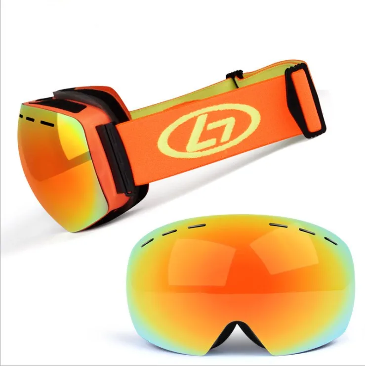 Gafas antivaho de doble capa para deportes de esquí, paracaidismo, ciclismo, nieve, montañismo, gafas a prueba de viento