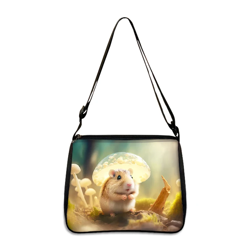 Kawaii criceto/cavia modello borsa a tracolla borse da donna per viaggio borsa a tracolla Casual supporto per telefono borse a tracolla regalo