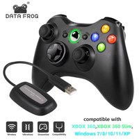 2.4G Wireless Gamepad Gaming Controller For Xbox 360/ 360 Slim/PC Video Game Consoles 3D Rocker Joystick Game Handle Accessories