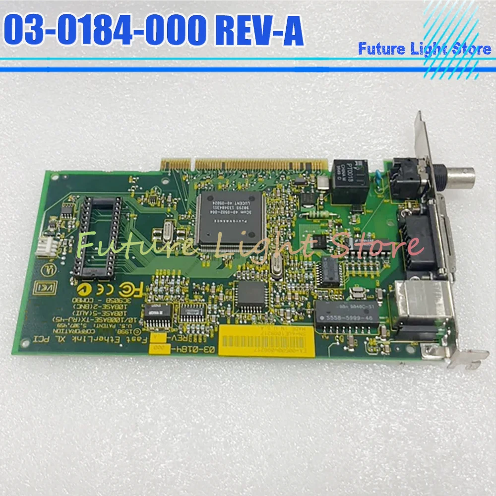 3C905B-COMBO 03-0184-000 REV-A 02-0184-000 REV-03 PCI Network Card