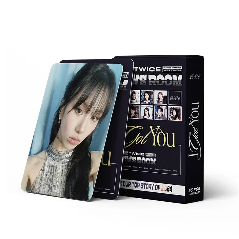 55Pcs/Set Kpop Idol Twice Photocards New Album 2024 I Yot You Lomo Cards HD Printed Cards Postcards JIHYO MOMO SANA Fans Gifts