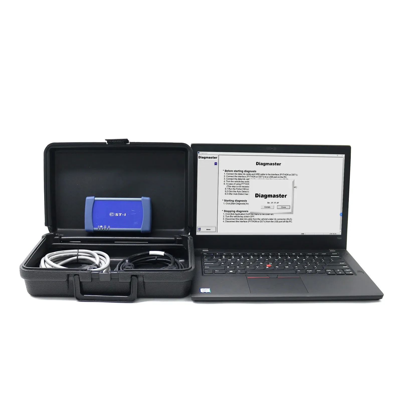 DST-i Interface for Kubota Diagnostic Tool with Diagmaster Software +T480 Laptop