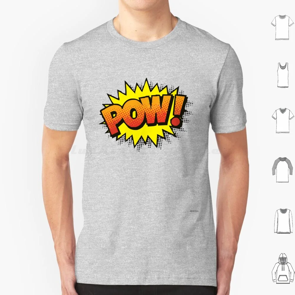Pow! T Shirt Men Women Kids 6xl Comic Best Seller Trending