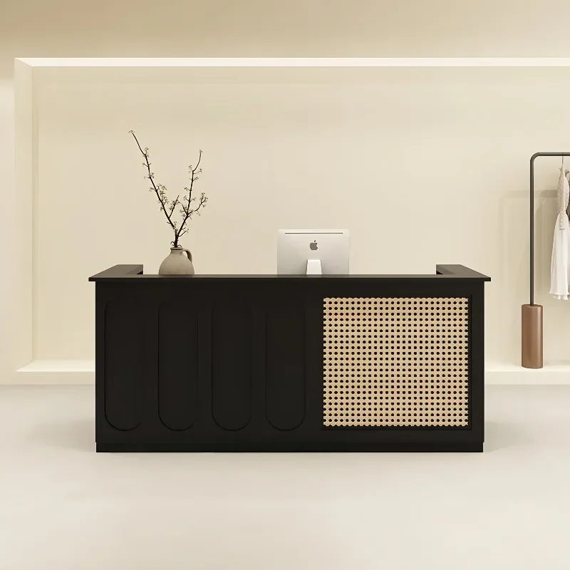 

-+-Organizers Design Reception Desks Long Company Modern Shop Beauty Hotel Reception Desks Display Bureau Commercial Furniture