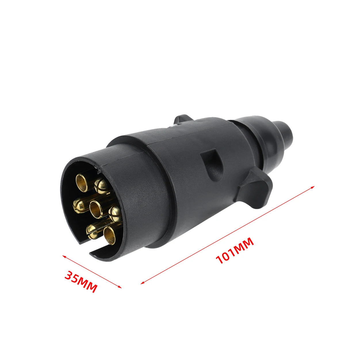 Trailer Connector 7-Pin 12V Cable Plug Truck Connector European Trailer