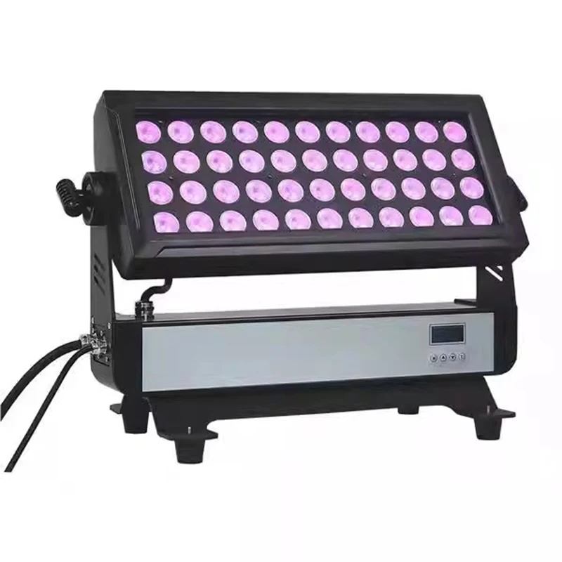 44*10W RGBW 4 en 1 impermeable al aire libre Led ciudad Color pared arandela luz escenario parque cuadrado edificio puente decoración de Halloween