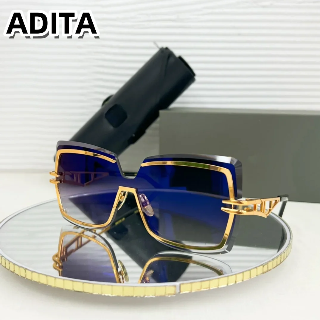 VASTIK DTS440 SIZE 143-21 Top High Quality Sunglasses For Men Titanium Style Fashion Design Sunglasses For Womens With Box