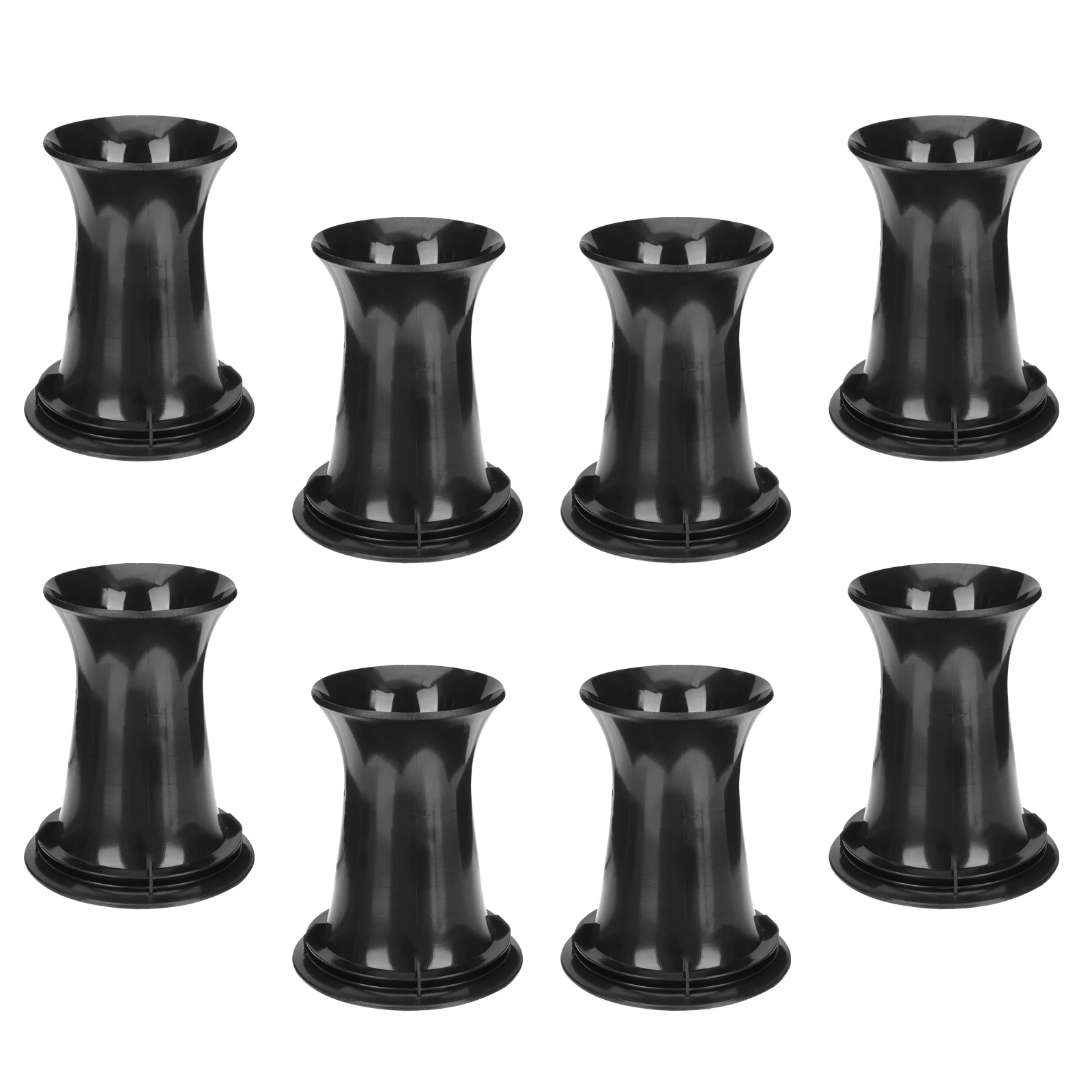 

8pcs Plastic Speaker Port Tube Car Home Subwoofer Voice Outlet Air Guide Cylinder Replacement Bass Reflex Horn For Woofer Box