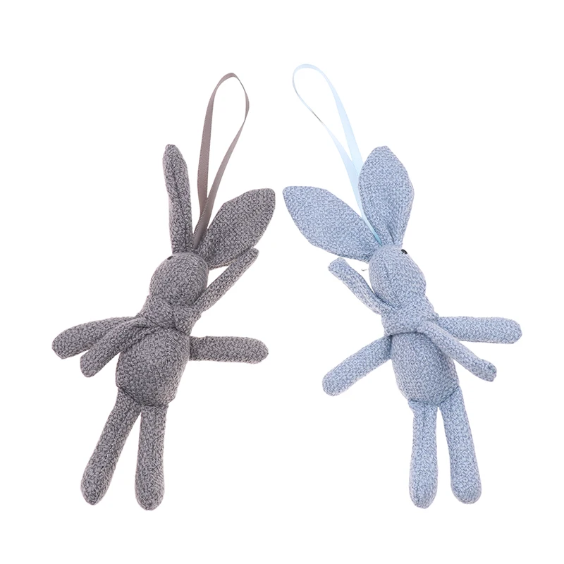 Cute Soft Lace Dress Rabbit Keychain Plush Animal Stuffed Dress Rabbit Dolls Key chain Bag Pendant Ornaments Gifts Party Decor