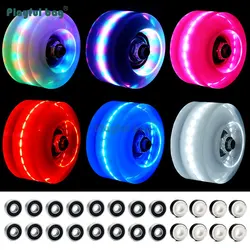 Double row roller skates Luminous wheels PU high elastic Skateboard Roller skates flashing wheels AMB241