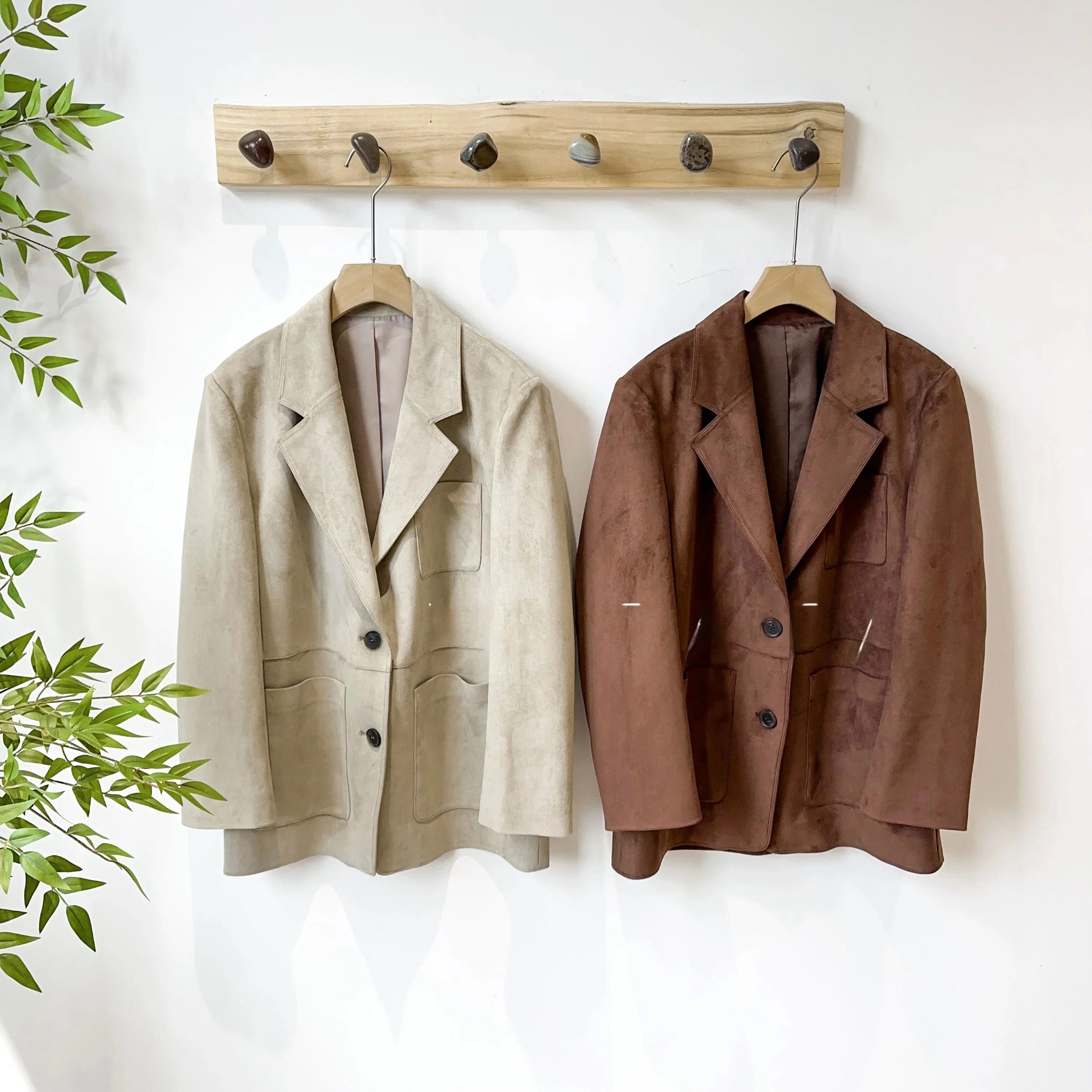 

Mimifafa Pure Original 26 New Casual Suede Jacketrecommendation by Jiaying Quasi-Retro Leisure Style Women's Coat