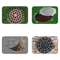 Funny 3D Trap Entrance Door Mat Kitchen Bathroom Anti-Slip Indoor Manhole Cover Garden Living Room Home Decor Rug