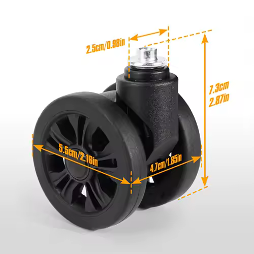 1/2Pcs STLN-2 Trolley Caster Replacement Suitcase Luggage Box Wheels Double Row 360° Spinner Repairing Kit Heavy Duty Wheels - Image 8