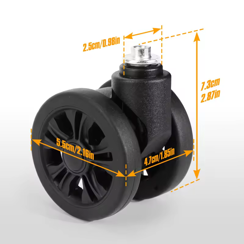 1/2Pcs STLN-2 Trolley Caster Replacement Suitcase Luggage Box Wheels Double Row 360° Spinner Repairing Kit Heavy Duty Wheels - Image 8