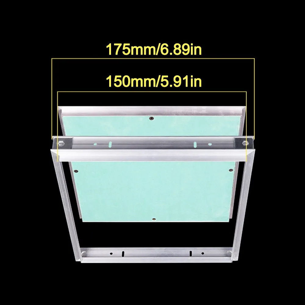 

Дверца-люк из алюминиевого сплава для цементных плит, невидимая, антикоррозийная, влагостойкая, для инспекции и обслуживания