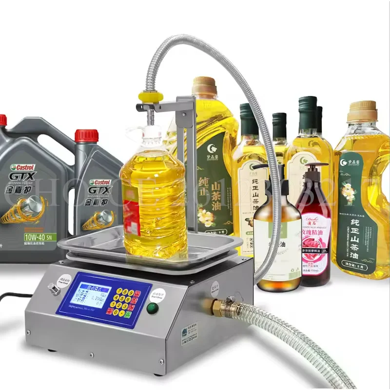 36L/Min Liquid Filling Machine Automatic Quantitative Weighing Diaphragm Pump Filling Machine for Oil Water Drink Wine Juice