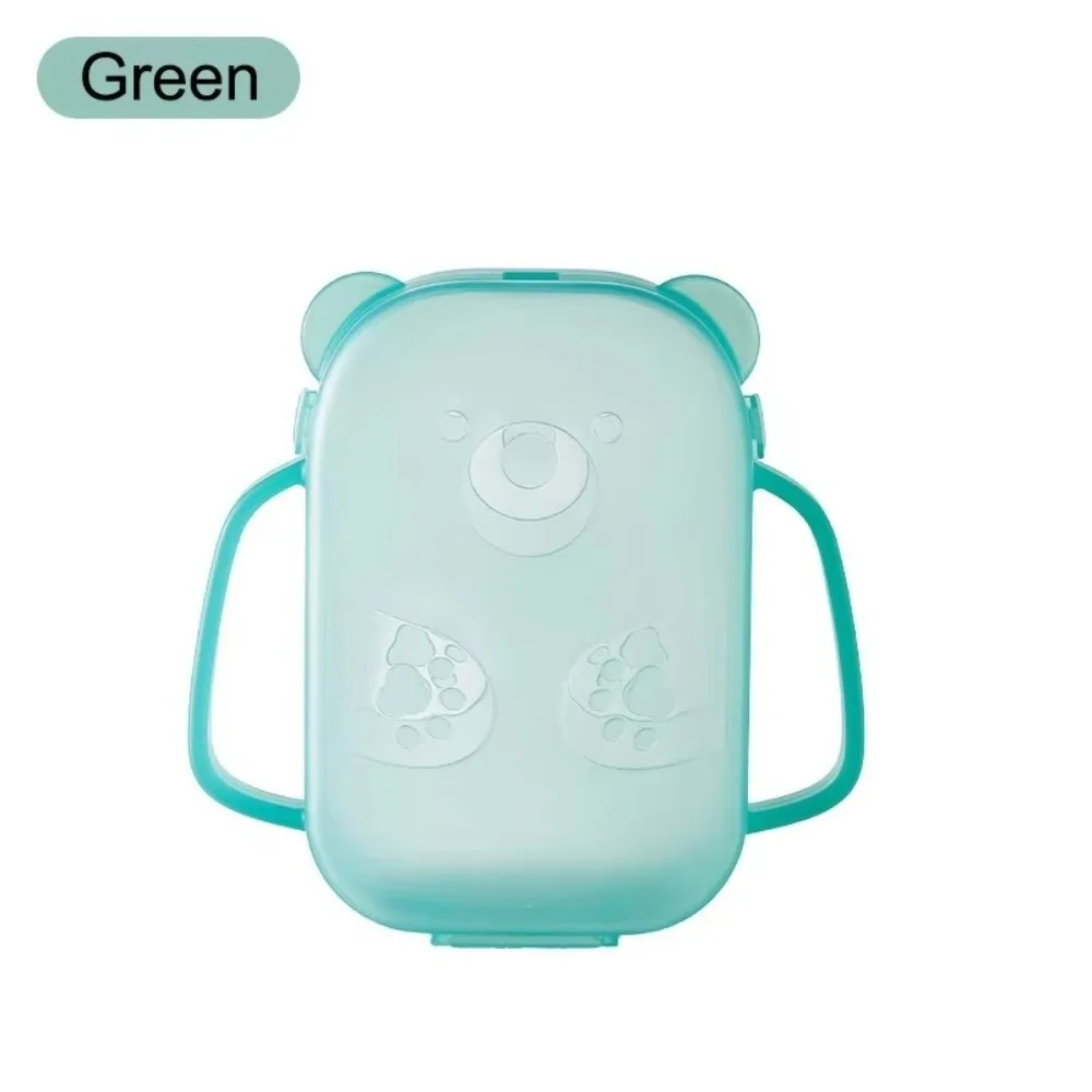 New Bear Shaped Squeeze Pouch Holder Spill Proof Anti-Squeeze Snack Squeezer With Handles Toddler Feeding Holder Toddler Feeding