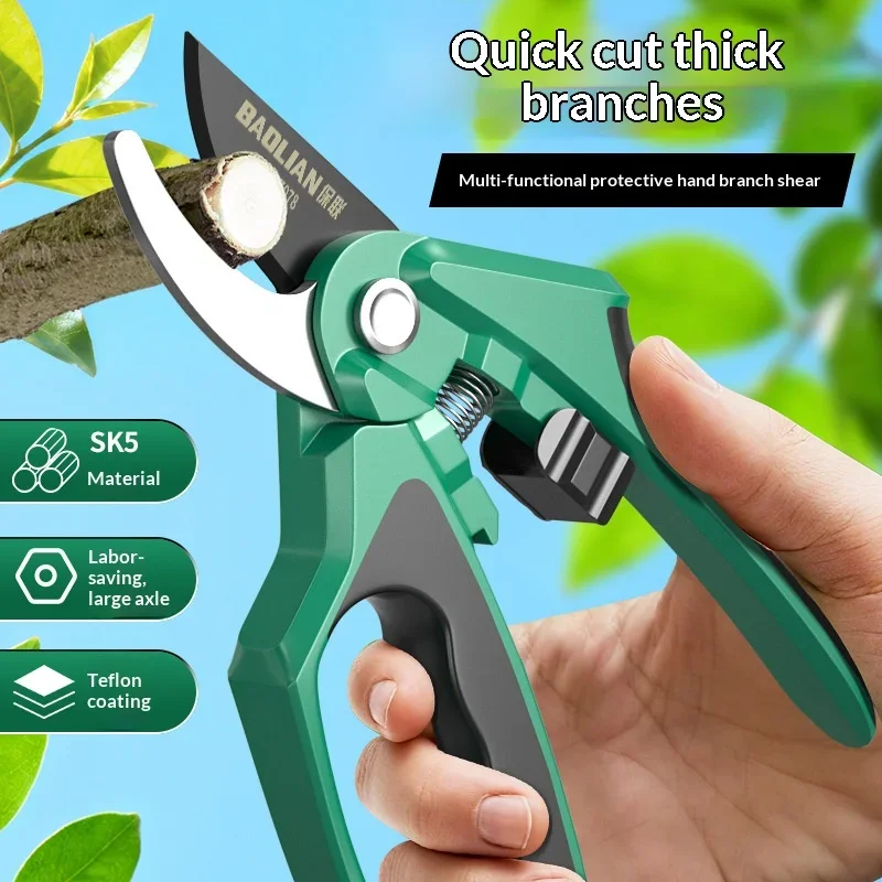Branches Pruner Garden and Vegetable Patch Plant Bitga Pruning Shears Leads Tool Horticulture Cut Trim Yard Garden Shears