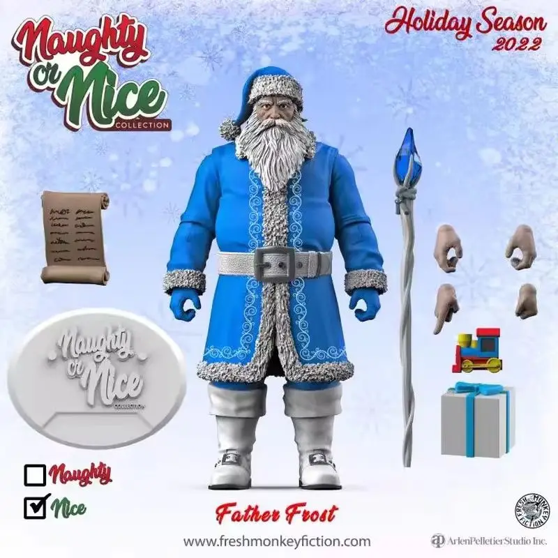 سانتا كلوز سلسلة 2 موجة تحصيل عمل الشكل 1/12 مقياس البربرية رجل الكبار لعبة تحصيل اليدوية الفن هدايا عيد الميلاد