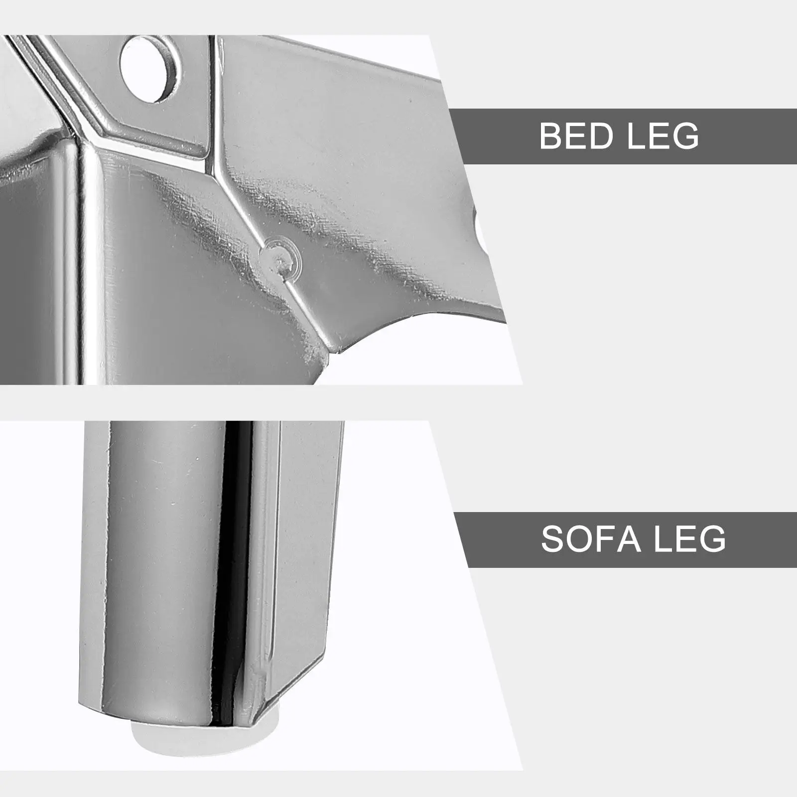 

4 шт. металлических мебельных ножек, сверхпрочные железные опорные ножки с гладкой отделкой, легко устанавливаются, для замены ножек шкафов, диванов, столов, книжных полок