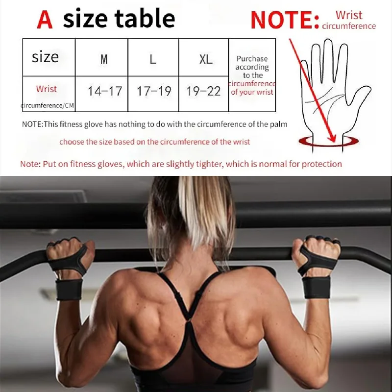 

Half Finger Weight Lifting Gloves for Men Women Non-Slip Breathable Workout Gloves with Wrist Palm Protection for Fitness