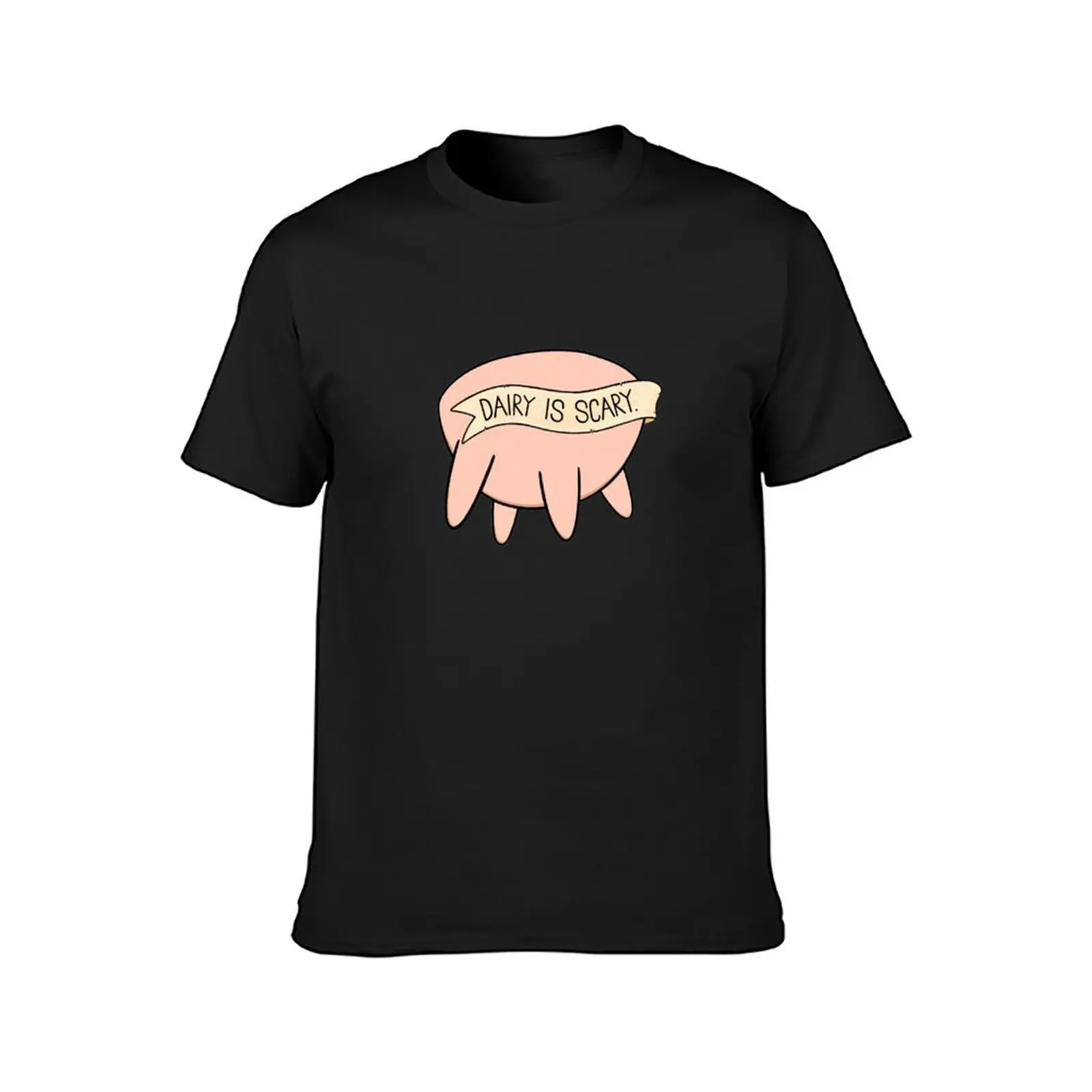 Dairy is Scary - Udders T-Shirt plus sizes korean fashion tshirts for men