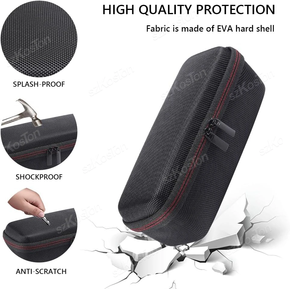 Travel Carrying Case For Tribit XSound Go Plus 2 Portable Speaker Bag EVA Hard Storage Box Waterproof Wireless Speaker Cases view 3