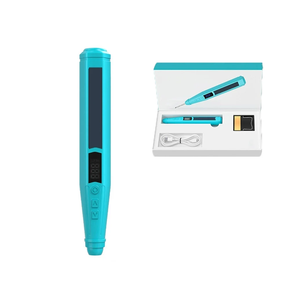 On-the-go Repair Green USB Soldering Iron Soldering Real-time Temperature Readings Precise Temperature Adjustment