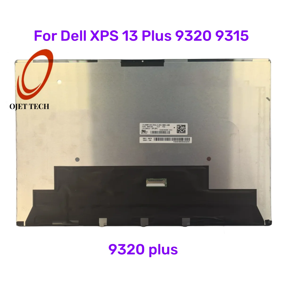 Imagem -03 - Conjunto de Substituição da Tela do Painel Lcd sem Toque Fhd Uhd Dell Xps 13 Plus 9320 9315 Lq134n1jy01 Lq134r1jy01 134 em