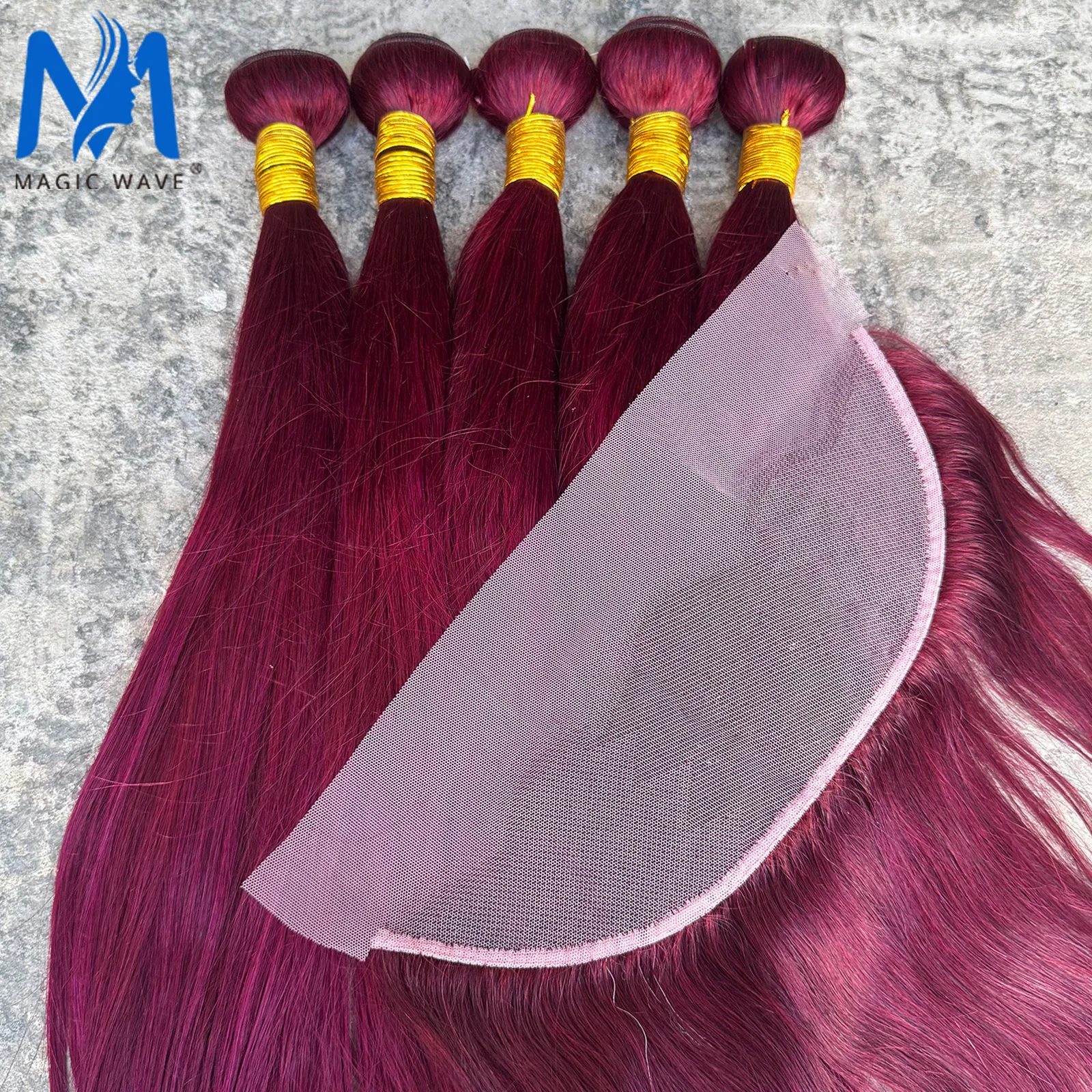 حزم شعر طبيعي مفرود مع 13x4 الدانتيل الشفاف أمامي 8A البرازيلي حزم شعر ريمي الشعر التمديد للنساء السود #1