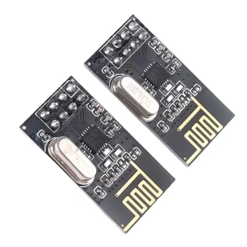 2.4GHz Wireless Transceiver Module With Hardware CRC Error Detection For DIY Projects Low Power Consumption Compacted M4YD
