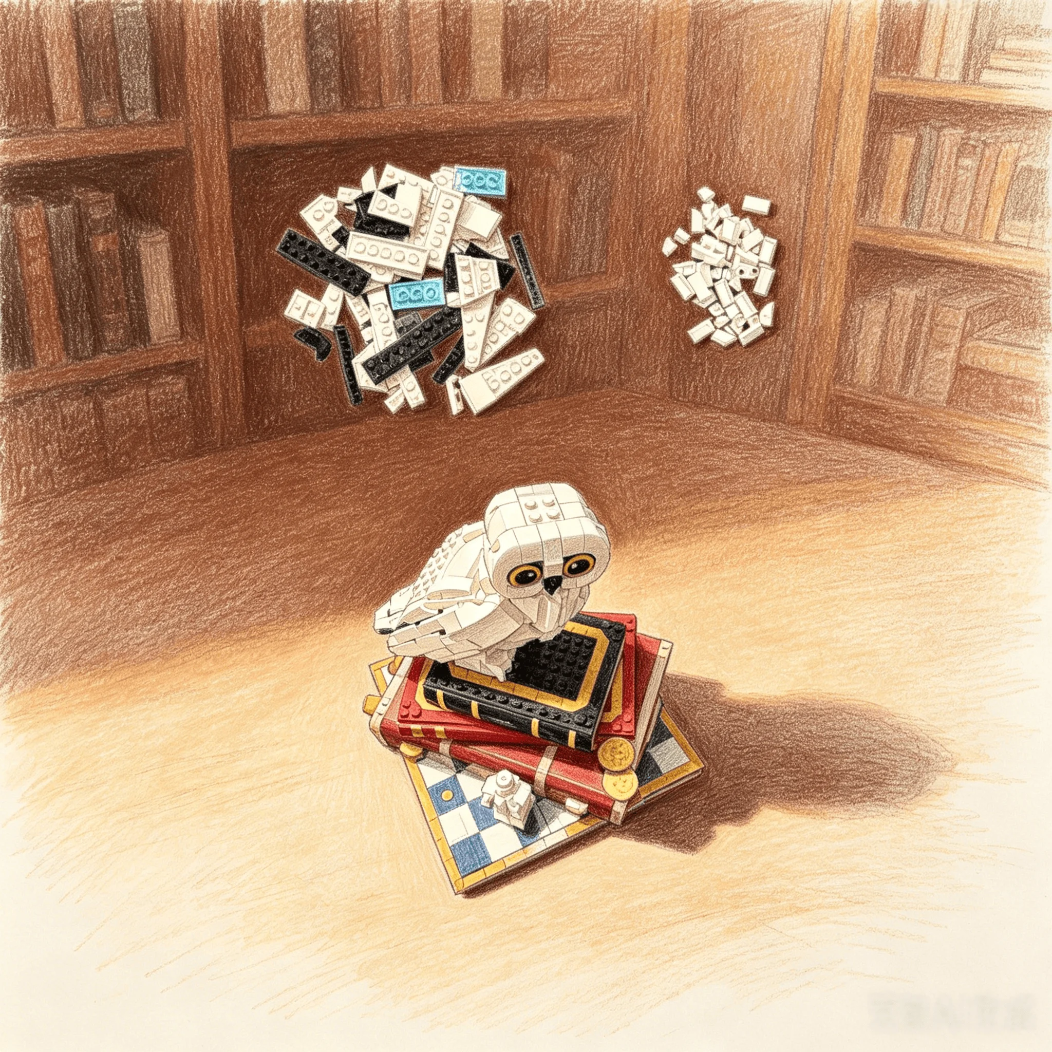 2026-moc-stone-bricks-building-blocks-1571pcs-sorcerer-owl-model-birthday-gifts-for-men-and-women-toys