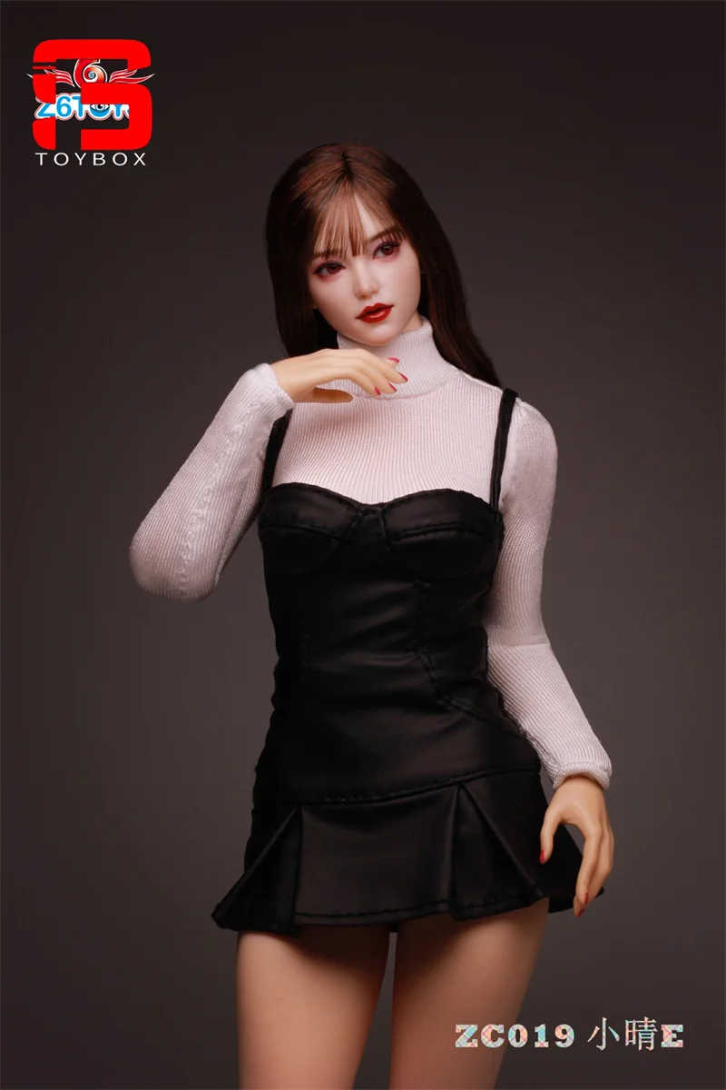 Z6TOYS ZC019 1/6 échelle fille asiatique Xiaoqing yeux mobiles tête sculpter modèle adapté 12 ''femme soldat figurine corps