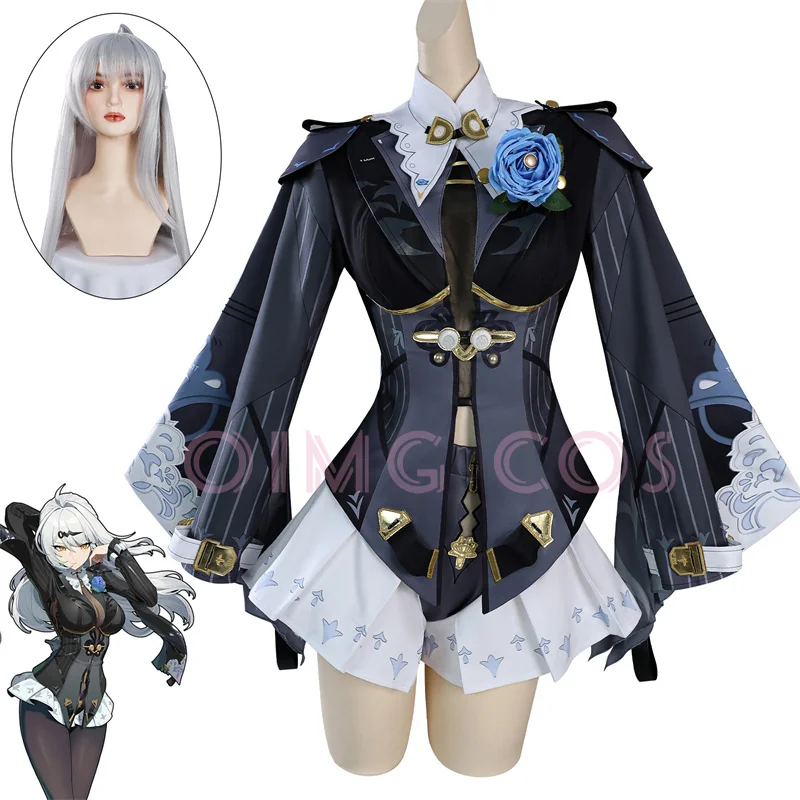 

Zenless Zone Zero Yixuan Cosplay Costume Adult Carnival Uniform Wig Halloween Anime Party Costumes Masquerade Women Game