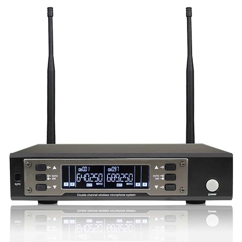 Imagem -05 - Dual Channel Professional Sistema de Microfone sem Fio Uhf Longa Distância Dual Handheld Stage Performance Karaoke Dinâmico Ew135g4