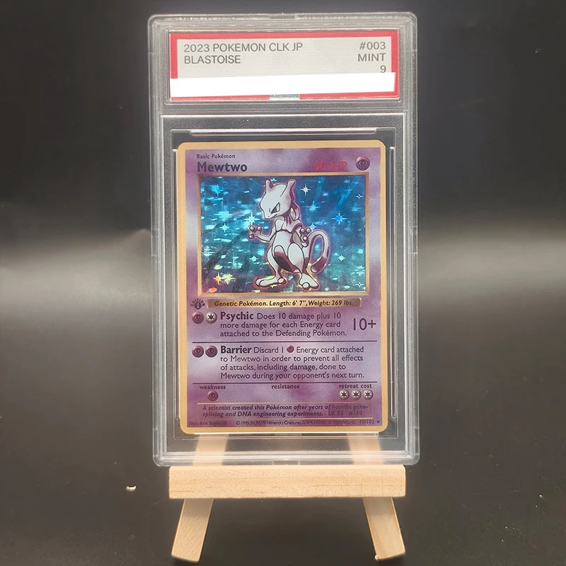 

Anime Diy Pocket Monsters 1ST Charizard Mewtwo Venusaur Game English Collection Card Points Rating Cards Gifts Toys for Boys