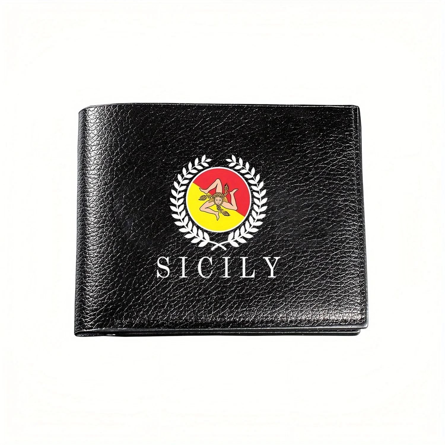 

Кошелек Sicily Trinacria с символом и графическим принтом для мужчин, деловой повседневный элегантный простой практичный качественный стильный креативный Ch