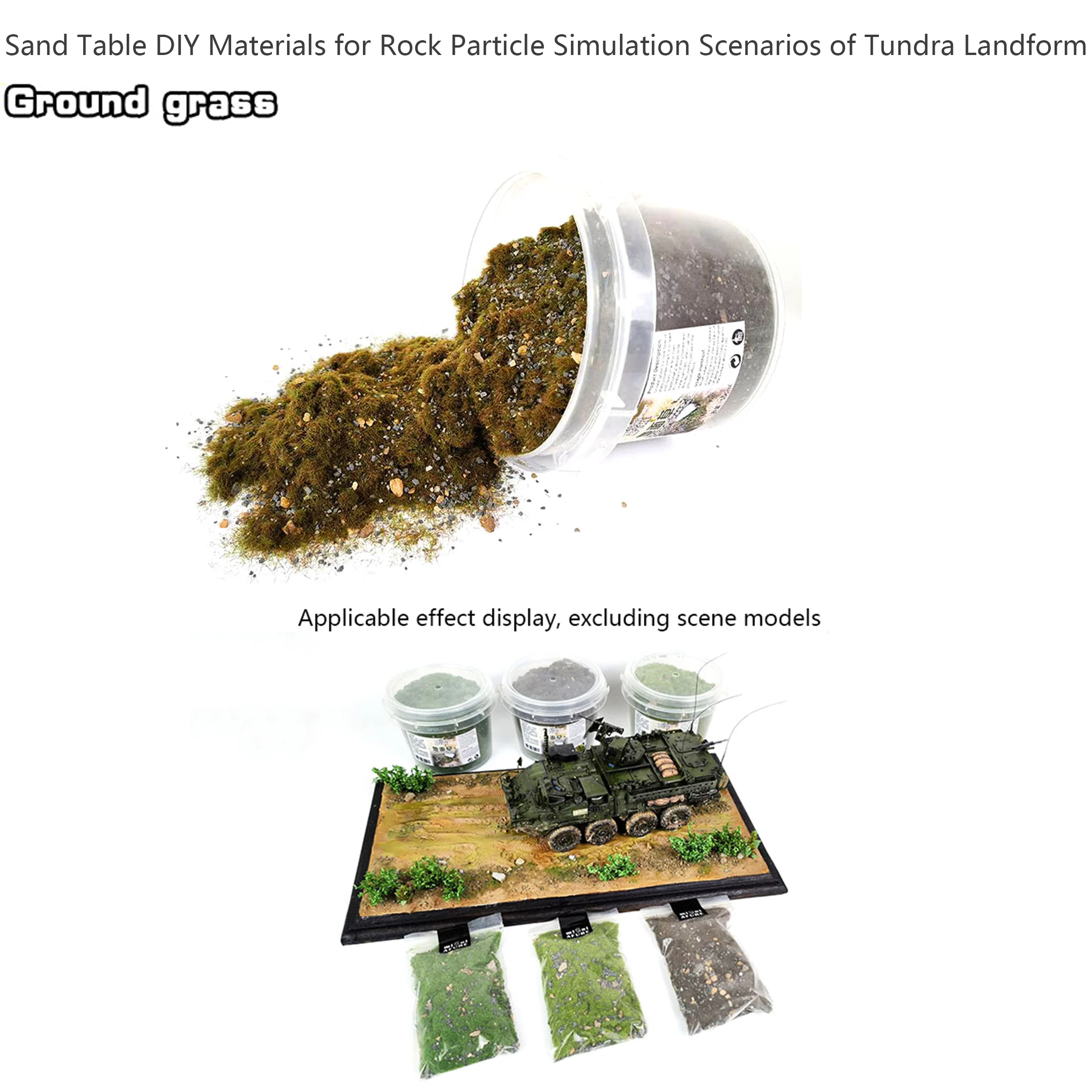 Miniature model accessories  Sand Table DIY Materials for Rock Particle Simulation Scenarios of Tundra Landform