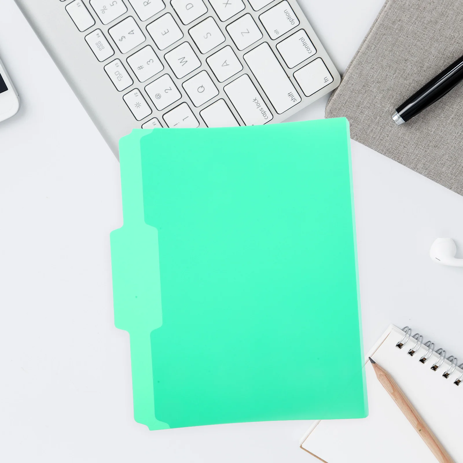 

6Pcs Colored File Folders Plastic Folders Organizer for Office Home School Use PP Material Document Protection