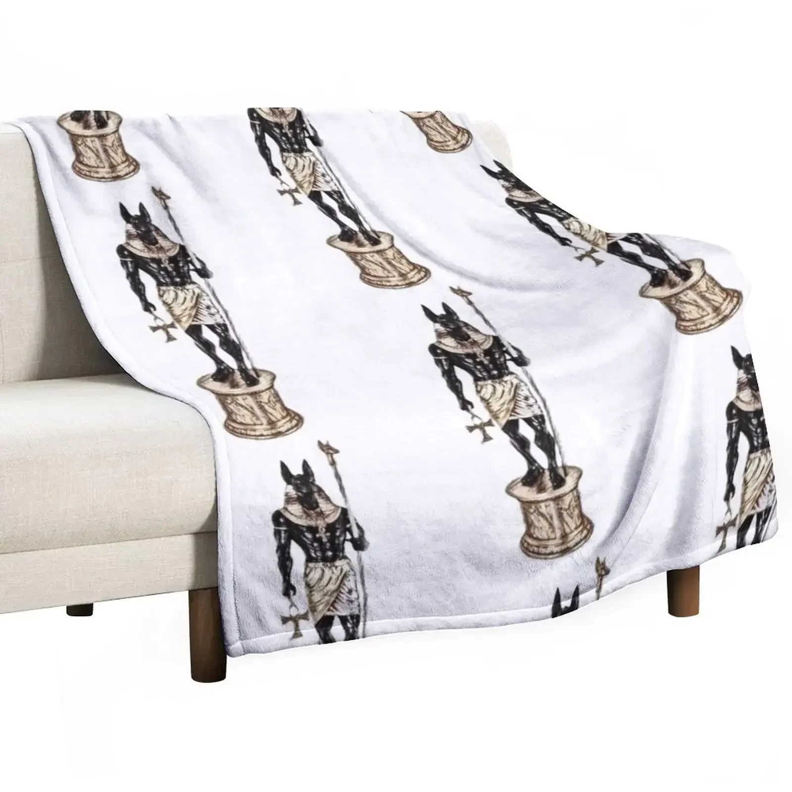 

Anubis - The Egyptian Canine God Throw Blanket Luxury Throw Luxury Thicken warm winter Blankets