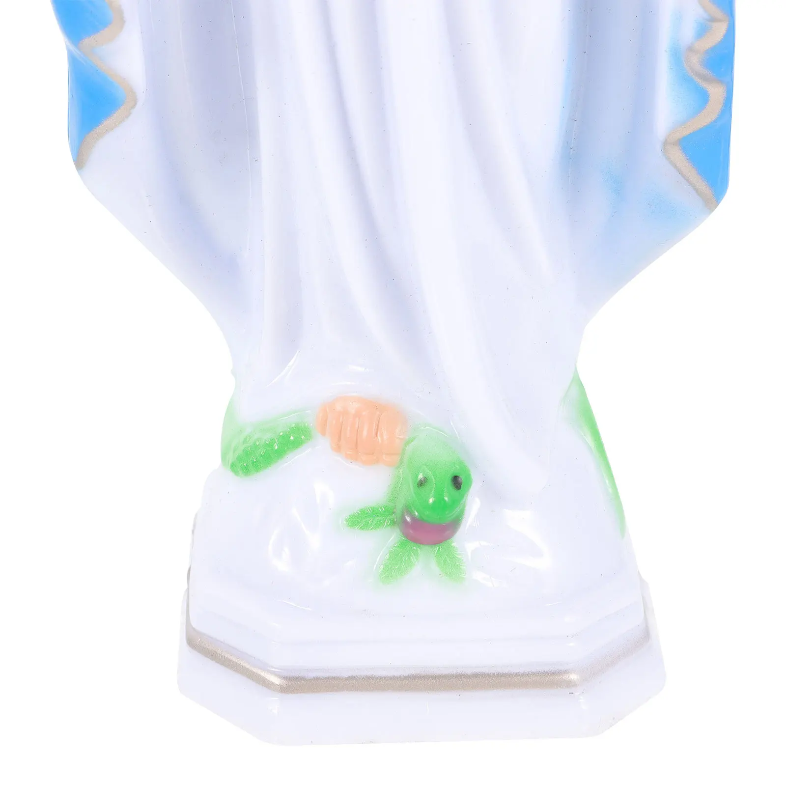 

Mary Statue Plastic Craft Mini For Desktop Garden Mini Statue Church Home Decor Catholic Adornment