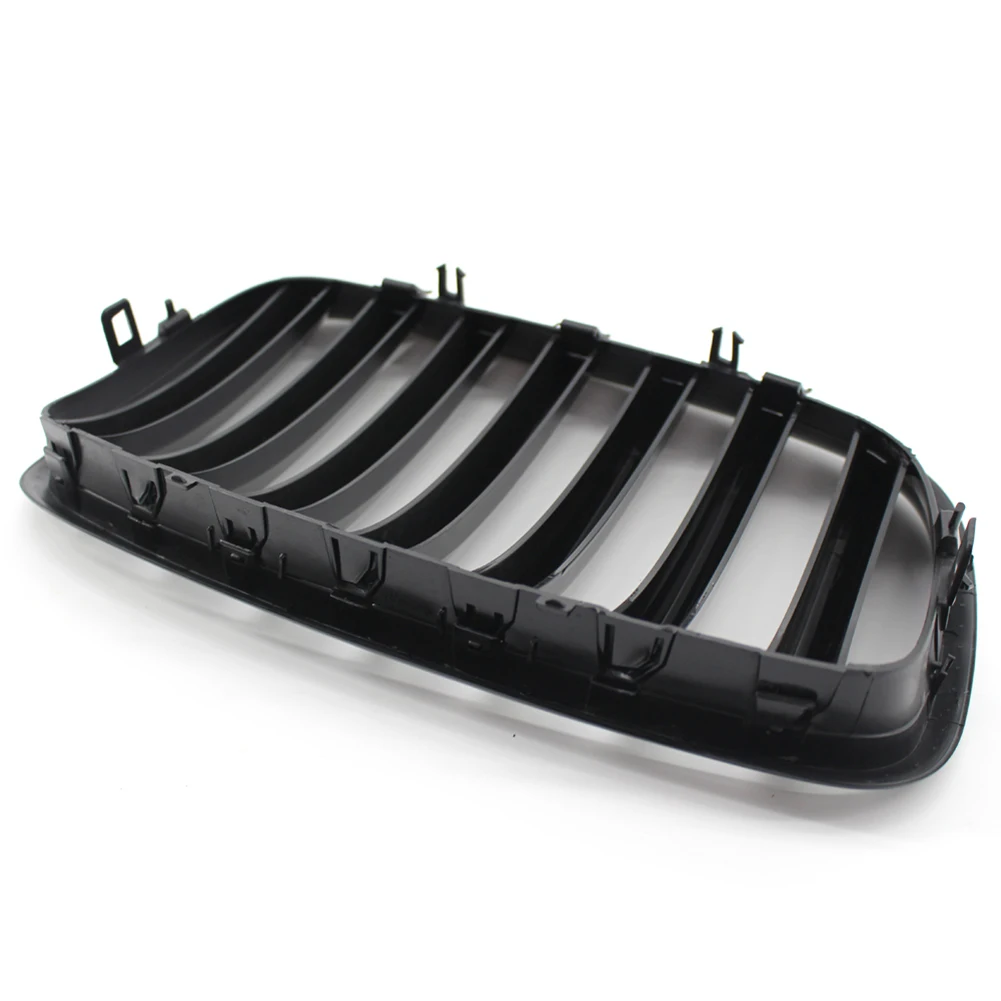 

1 пара передних бамперов, гоночная решетка, глянцевая черная двойная решетка для почек для BMW X5 E70 X6 E71 2007-2013, автомобильные аксессуары