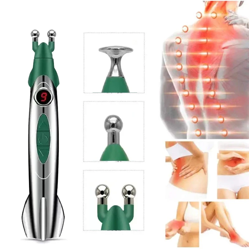 Acupuncture Massage Pen Meridian Physiotherapy Instrument Electric Tool Blood Circulation  Pen Painkiller Pluma Acupuntura Pen