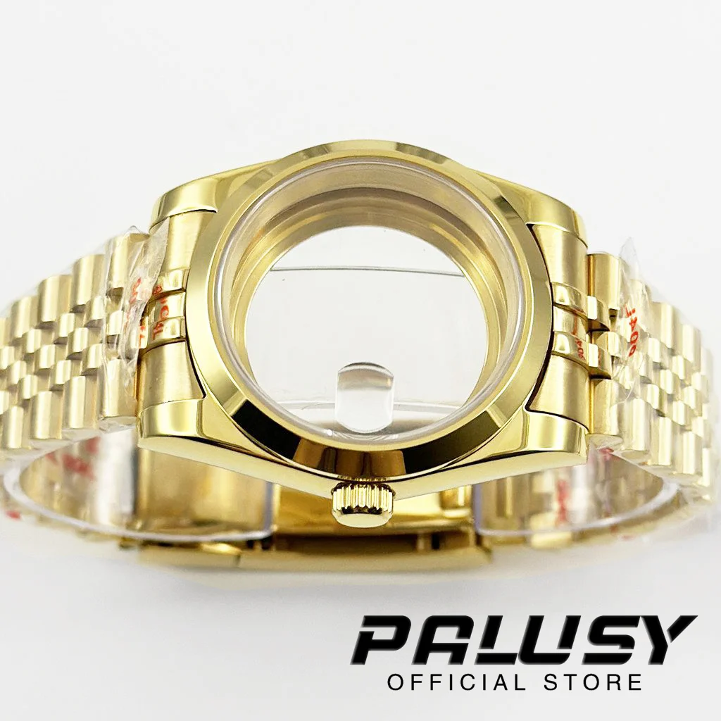 ゴールドブレスレット,サファイアクリスタル,nh34,nh35,nh36,nh38,nh70,nh72,eta2824ムーブメント,36mm, 40mm