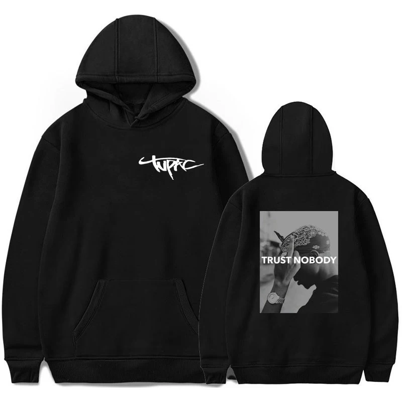 

2023 2PAC Hoodie Rapper TUPAC Printed Fashion Street Men's and Women's Sweatshirts Hoodies Harajuku Hip-hop Pullovers Sportswear